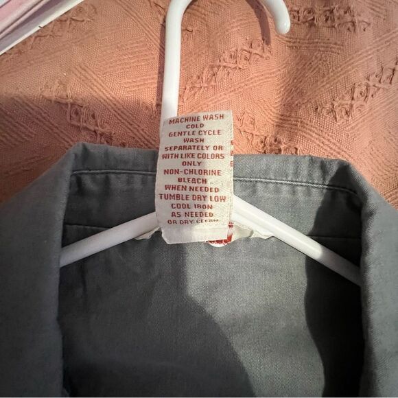 Sundance Khaki Green Gray Cotton Double Breast Blazer Women’s Jacket Sz M - Picture 9 of 11